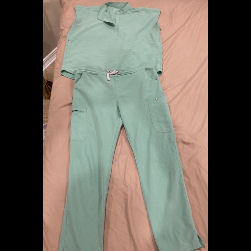 Figs scrub set Jade